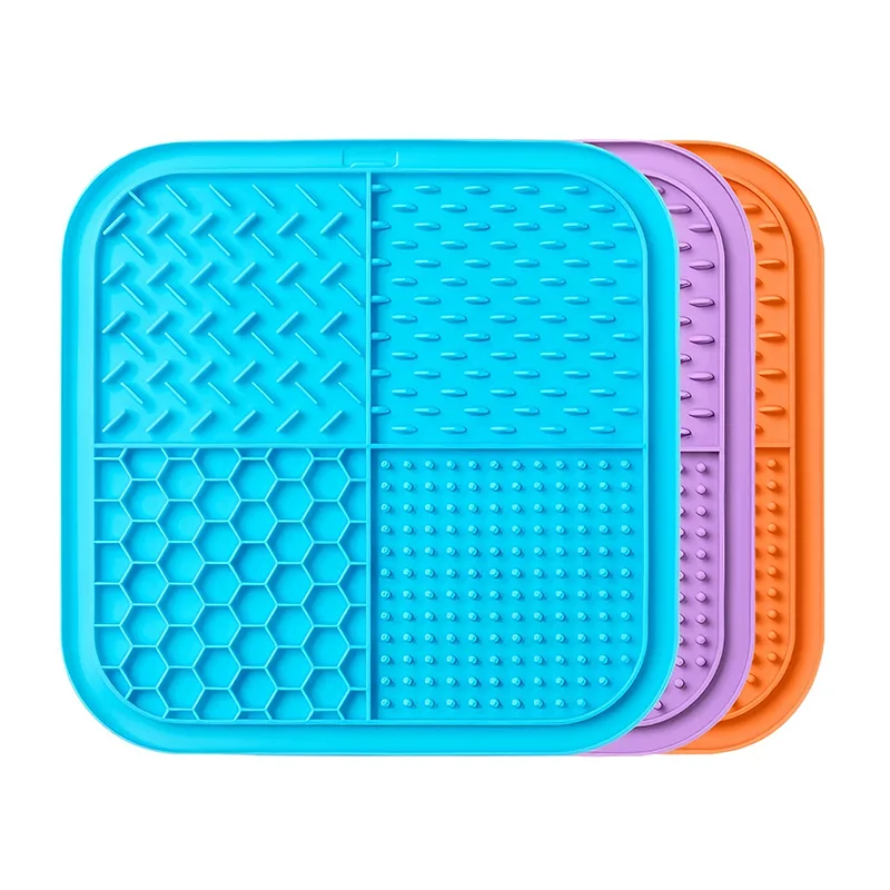 Pratos de comida de silicone para animais de estimação